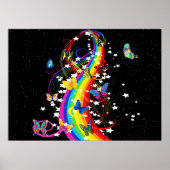 Poster Butterfly Rainbow (Devant)