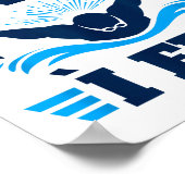 Poster Butterfly Stroke Swimmer I Don't Swim I Fly  (Coin)