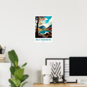 Poster Buttermere Travel Print Wall Art Buttermere Wall H (Bureau à domicile)
