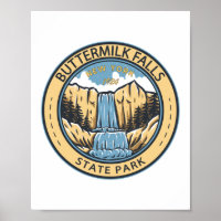 Buttermilk Falls State Park New York Badge