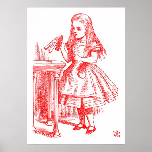 Poster Buvez-Moi (Alice) (Devant)