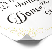 Poster Buvons du champagne & dansons sur l'affiche de la  (Coin)