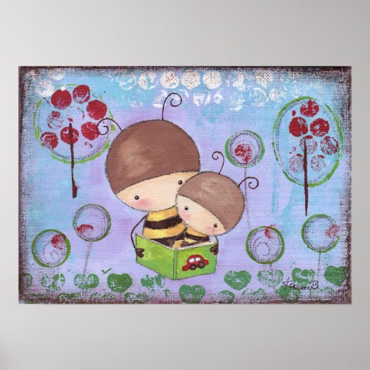 Poster Buz-buz & Beez-beez Imprimer (Devant)