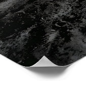 Poster Buzz Aldrin sur la Lune avec drapeau - Apollo 11 N (Coin)