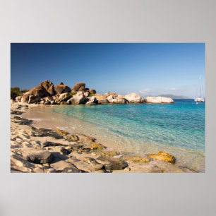 Poster BVI, Virgin Gorda, Le Parc National Des Bains