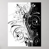 Poster BWgrunge (Devant)