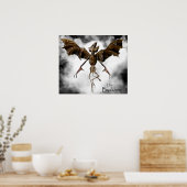 Poster Byakhee van HPL (Keuken)