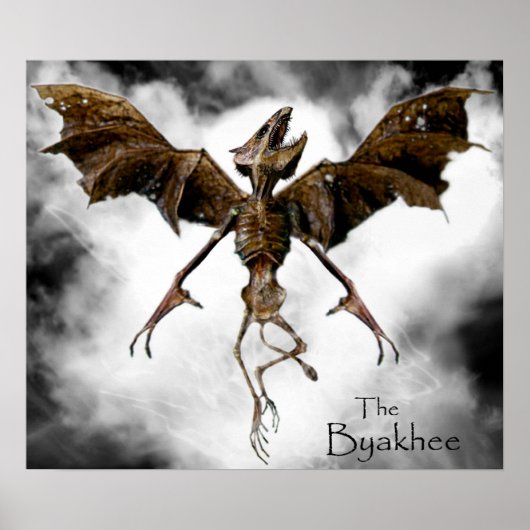 Poster Byakhee van HPL (Voorkant)