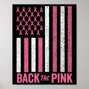Poster Byck Pink Breast Cancer Awareness Flag Hommes Femm