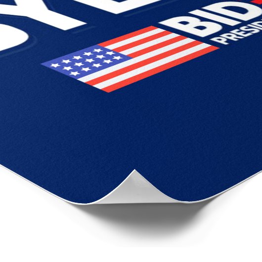 Poster Bye Don BIDEN 2020 Président HARRIS (Coin)