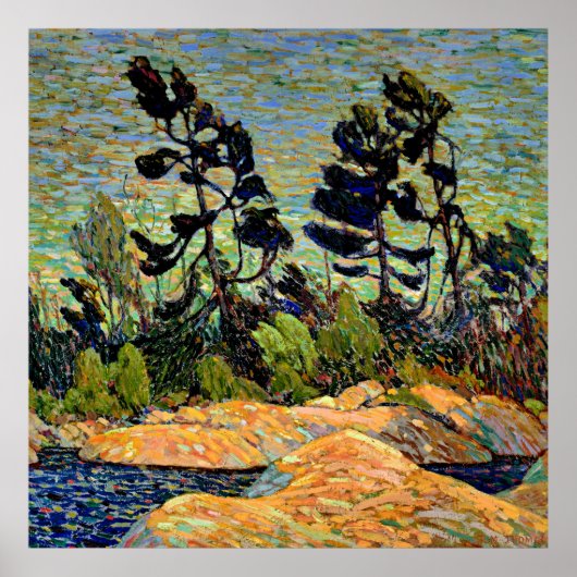 Poster Bying Inlet, Georgian Bay, (Devant)