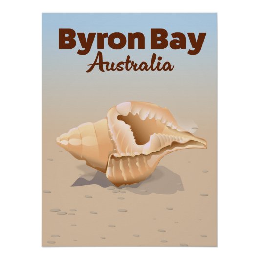 Poster Byron Bay Australie (Devant)