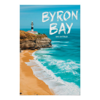 Poster Byron Bay NSW Australia