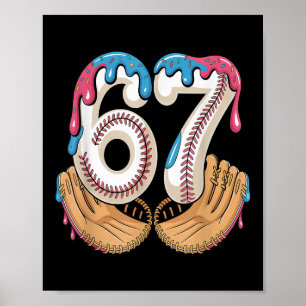 Poster Bysebyll 67 - Glace qui coule 67 Mème Drôle Joueur