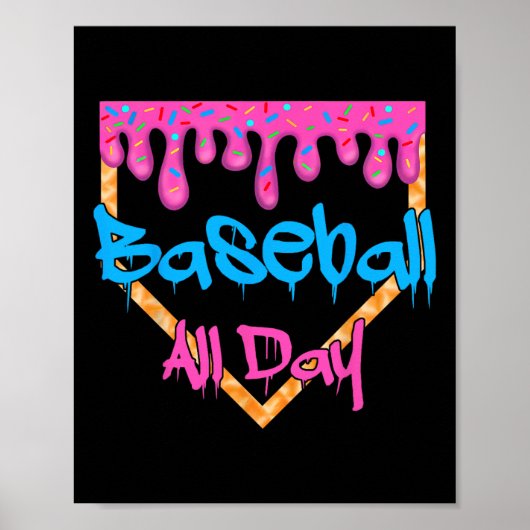 Poster Bysebyll All Day Drip Home Plate Glace (Devant)