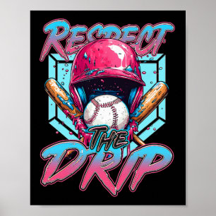 Poster Bysebyll Drip Boys Enfants Crème Glacée Qui Dégoul