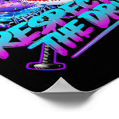 Poster Bysebyll Drip Glace au Goutte Respecter le Drip (Coin)