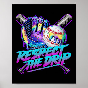 Poster Bysebyll Drip Glace au Goutte Respecter le Drip