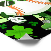 Poster Bysebyll Saint-Patrick pour garçons trèfle (Coin)