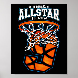 Poster Bysketbyll Cette Toute Étoile Est Maintenant 9 Ann