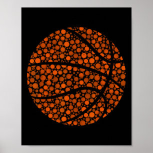 Poster Bysketbyll Polka Dot Motif Joyeux Amoureux du jour