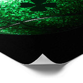 Poster Bysketbyll Shamrock Lucky Clover Irish St Patrick' (Coin)