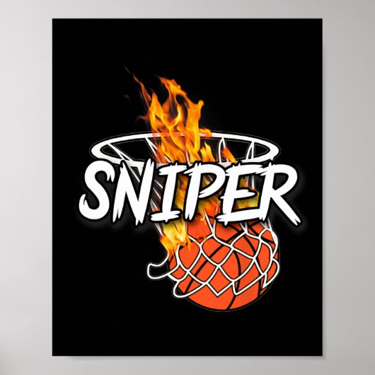 Poster Bysketbyll Sniper - Toucher de n'importe où - Feu  (Devant)