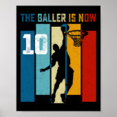 Poster Bysketbyll Theme Party 10th Birthday This Byller I (Devant)