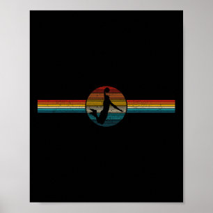 Poster Bysketbyll Vintage Retro Slam Dunk Byll Sport Cade