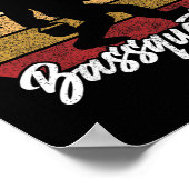 Poster Byssquatch! Byss Fisherman Sasquatch Funny Bigfoot (Coin)