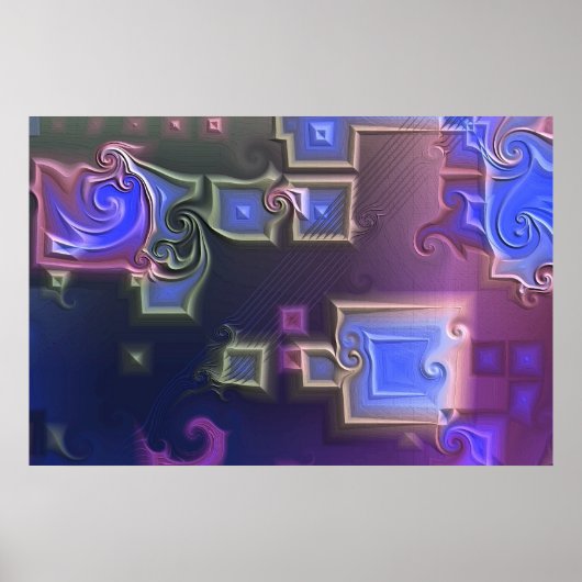 Poster c008 Abstrait (Devant)