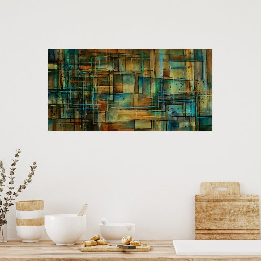 Poster c209 Design abstrait (Cuisine)