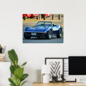 Poster C3 Corvette convertible (Bureau à domicile)