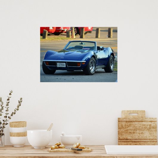 Poster C3 Corvette convertible (Cuisine)