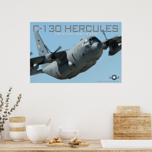 Poster C-130 Hercules (Cuisine)