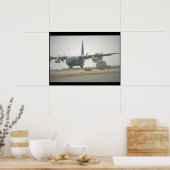 Poster C-130 Hercules LAPES cargo_Avion militaire (Cuisine)