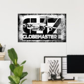 Poster C-17 Globemaster III (Bureau à domicile)