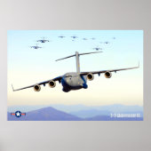 POSTER C-17 GLOBEMASTER III (Devant)
