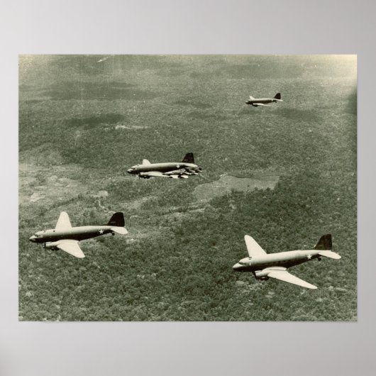 Poster C-47 et P-40 (Devant)