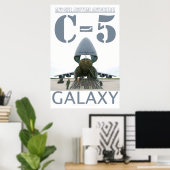 POSTER C-5 GALAXIE (Bureau à domicile)