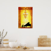 Poster C BECHSTEIN 1920 German PIANO Manufacturer Vintage (Cuisine)