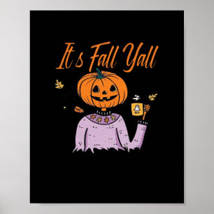 Poster C’est drôle pour l’automne Y’all