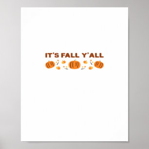 Poster C’est l’art créatif de Fall Y’all