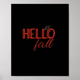 Poster C’est l’automne Y’all Automne Laisser Design Citro