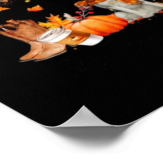 Poster C’est l’automne Y’all Dog Thanksgiving Halloween A (Coin)