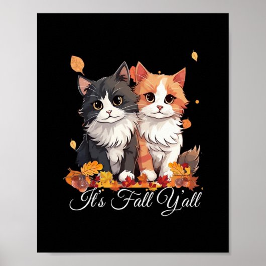 Poster C’est le chatons chatons chatons de l’automne Y’al (Devant)