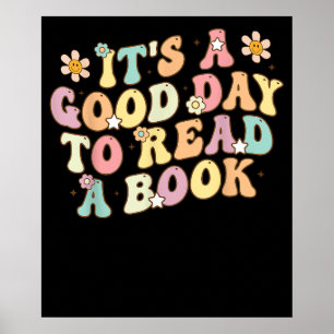 Poster C’est une bonne journée pour lire un livre