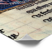 Poster 'C' initial historique représentant Conrad III (Coin)