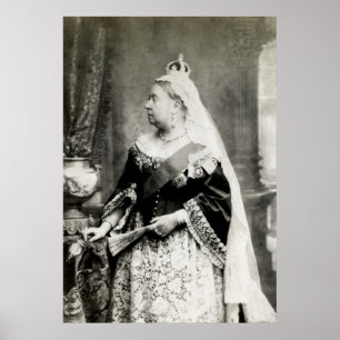 Poster C. la Reine 1890 Victoria de l'Angleterre