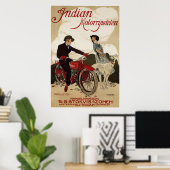 Poster c. MOTO PAYS-BAS 1915 (Bureau à domicile)